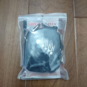 Shirt Stays, Black, Adjustable, 4